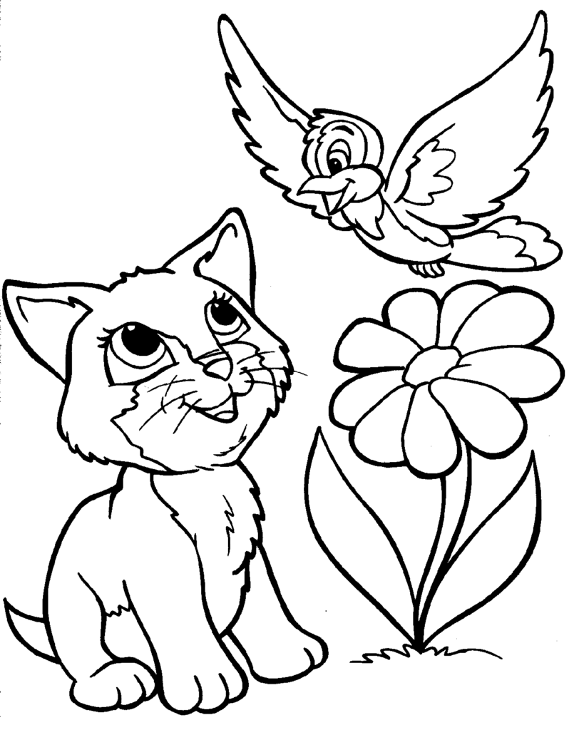 70 Desenhos de Gatos para Colorir e Imprimir - Muito Fácil